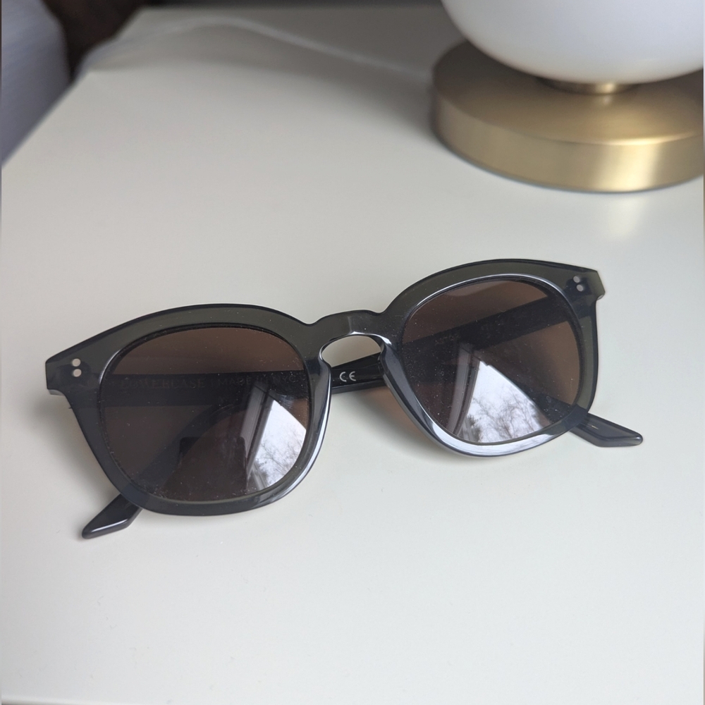 BNWOT Lowercase NYC Astor sunglasses, Sage Green - Picture 3 of 11